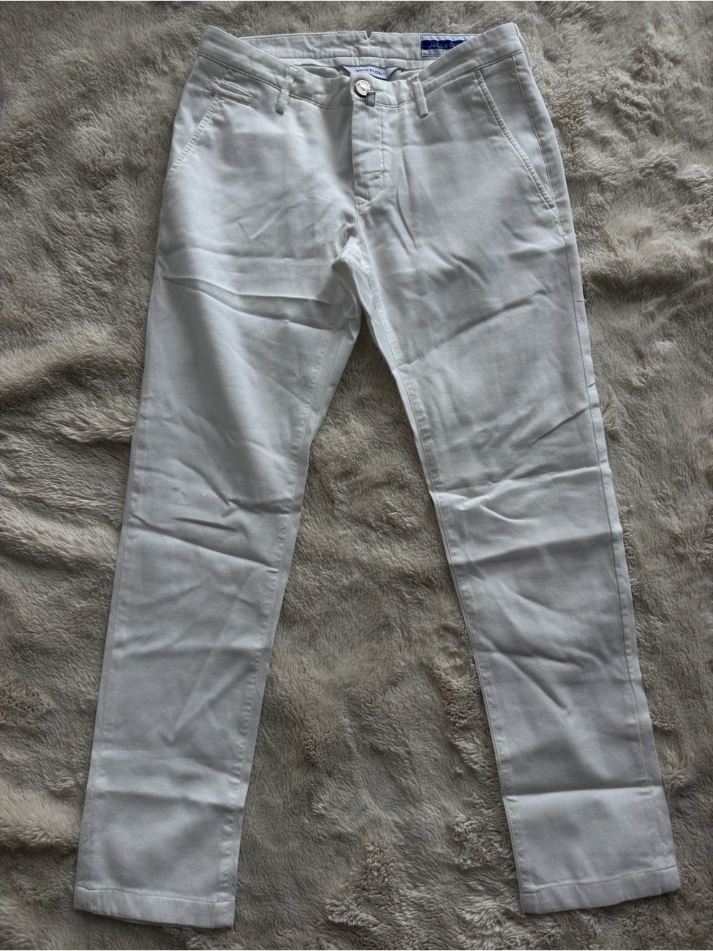 Jacob Cohen White Men's Chino Pants